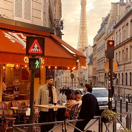 아파트 Appartement Design & Confort Entre Arc De Triomphe & Tour Eiffel 파리