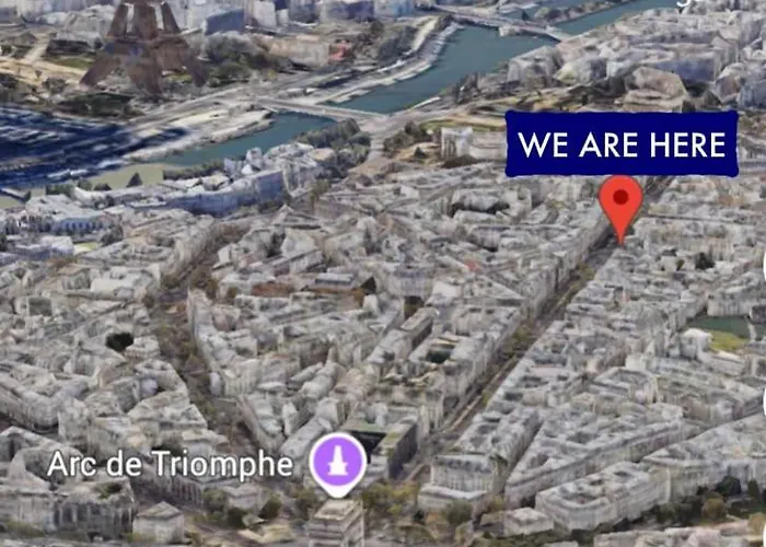 Апартаменты Arty Chic Flat Between Arc De Triomphe & Eiffel Tower
