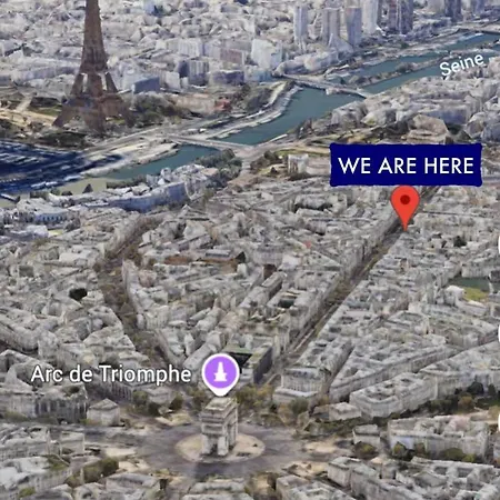 דירה Arty Chic Flat Between Arc De Triomphe & Eiffel Tower